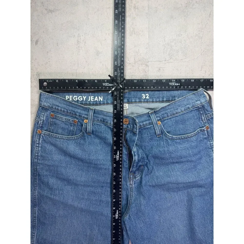 J.Crew Peggy Jean Size 32 Medium Wash